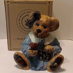 Vintage Boyds Bears Ms Bruins Cookie Jar Original Bearwear Pottery